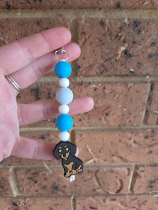 Beaded keyrings