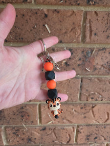 Beaded keyrings