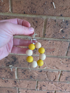 Beaded keyrings