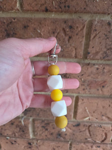 Beaded keyrings
