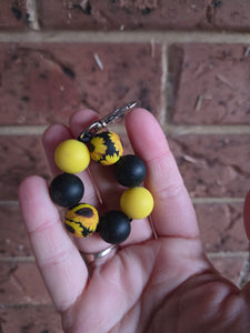 Beaded keyrings