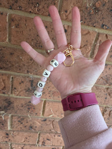 Beaded keyrings