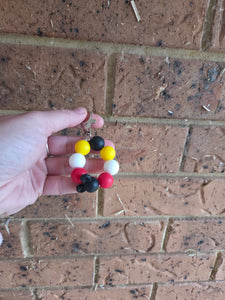 Beaded keyrings