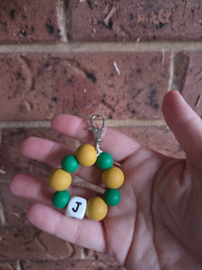 Beaded keyrings