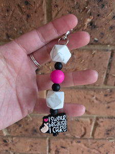 Beaded keyrings