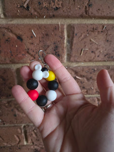 Beaded keyrings