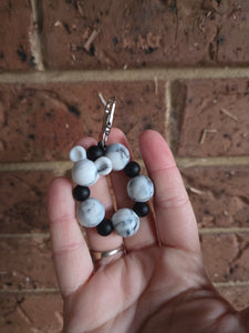 Beaded keyrings