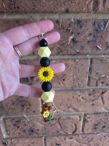 Beaded keyrings