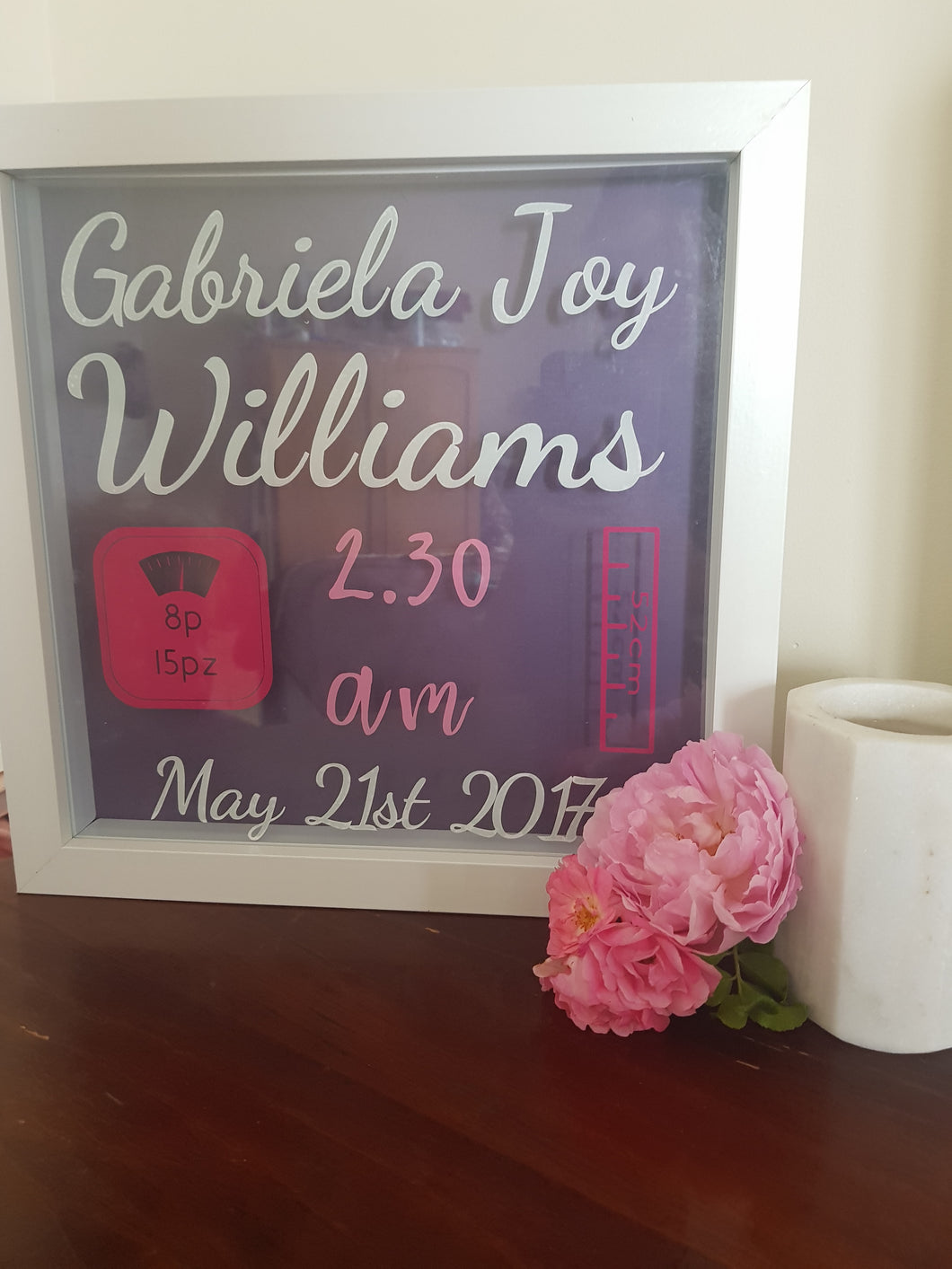 Birth Detail Frame