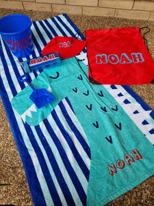 Personalised beach set